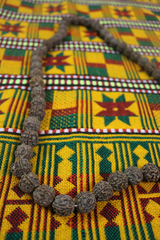 Yellow & Green Woollen Khes