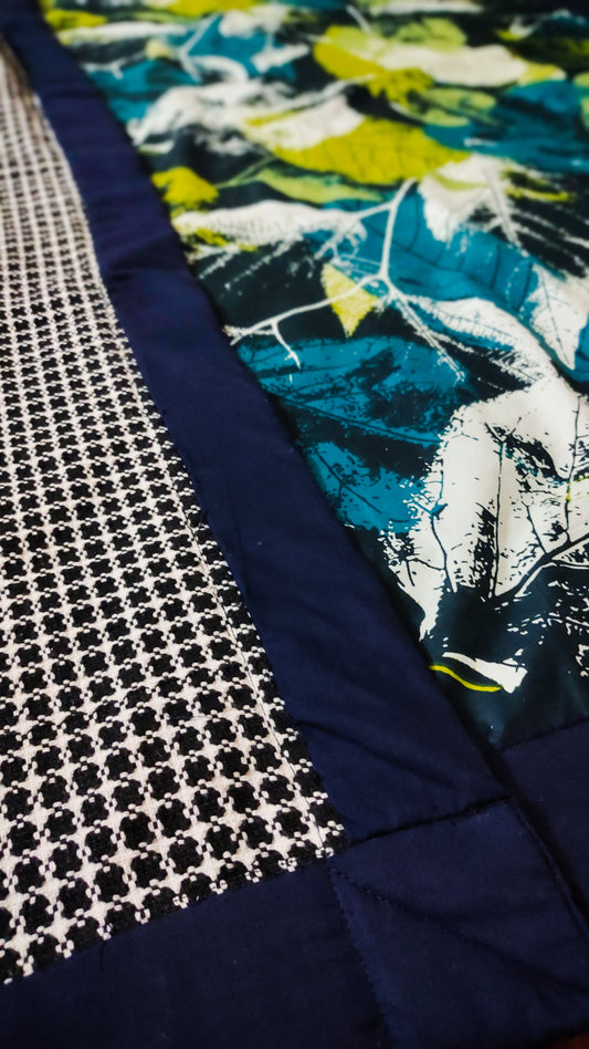 Blue Cotton Khes Dullai