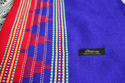 Red & Blue Woollen Khes