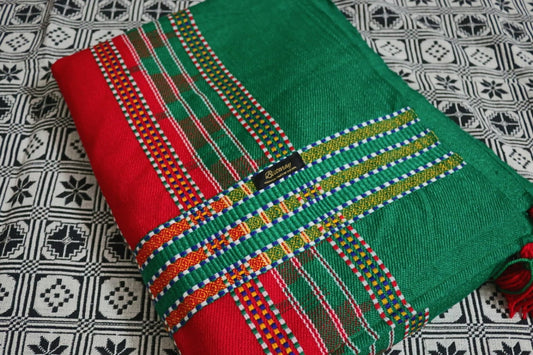 Red & Green Woollen Khes