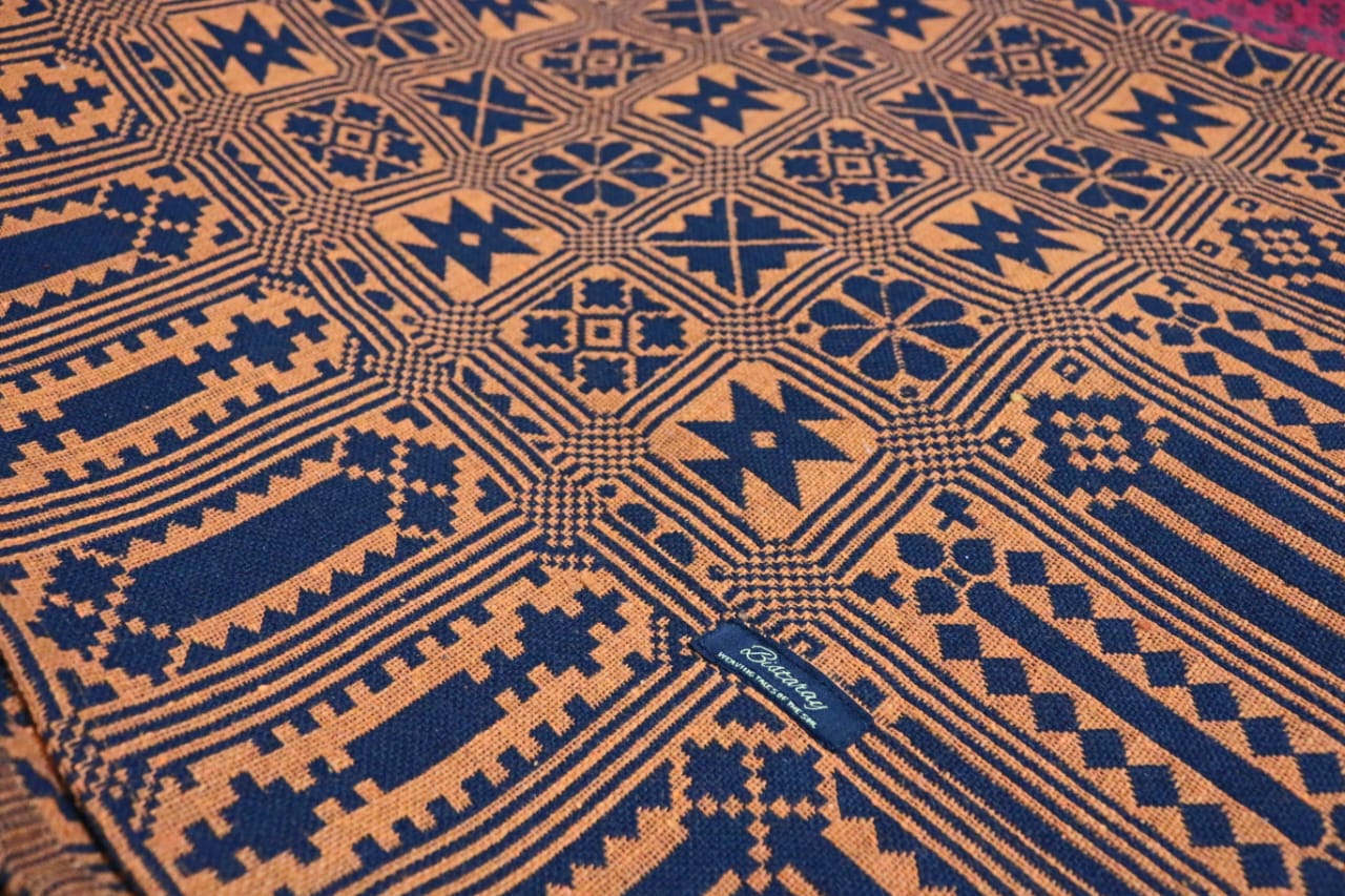 Tangerine & Blue Majnu Khes