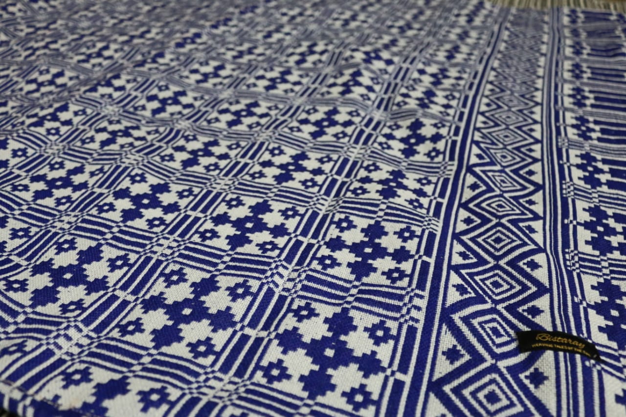 Blue & White Chandni Khes