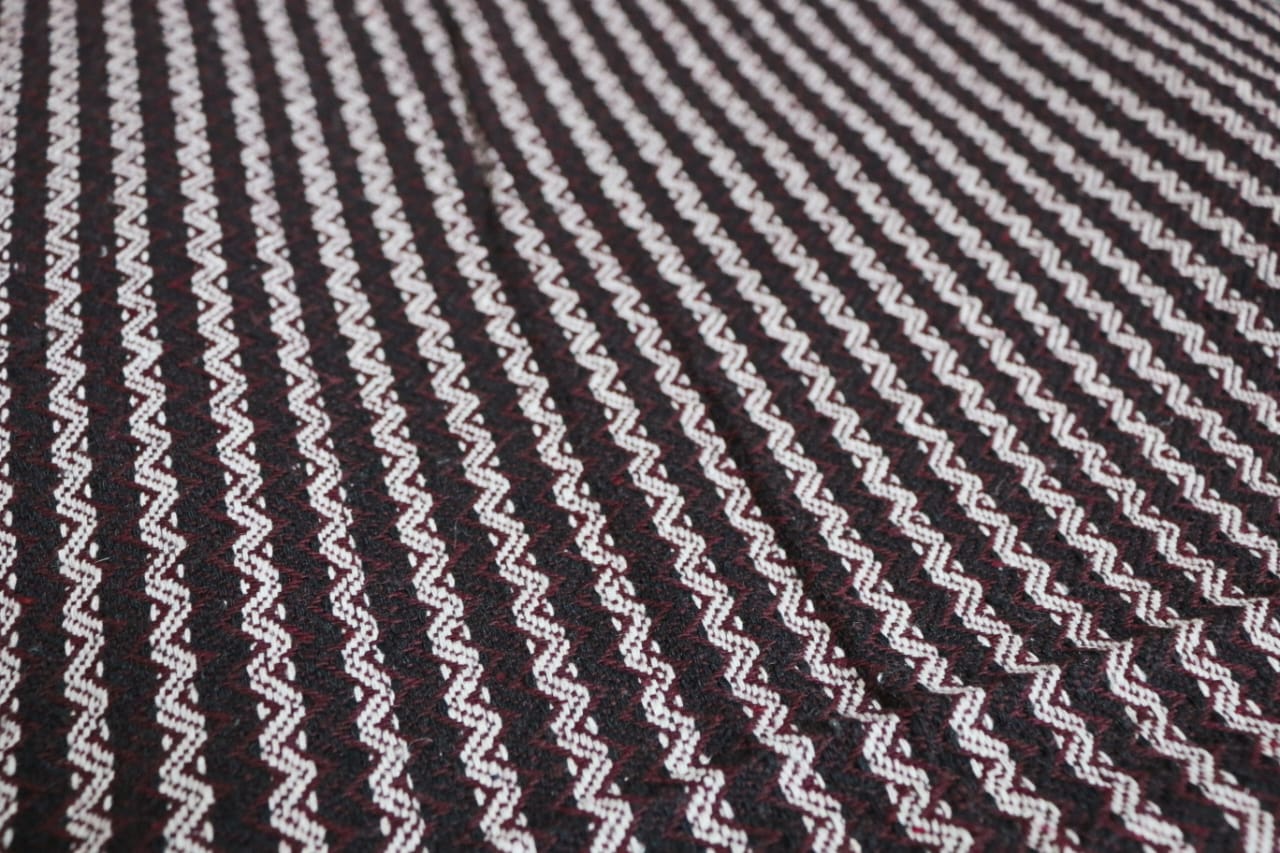 Maroon Handmade Woollen Khes