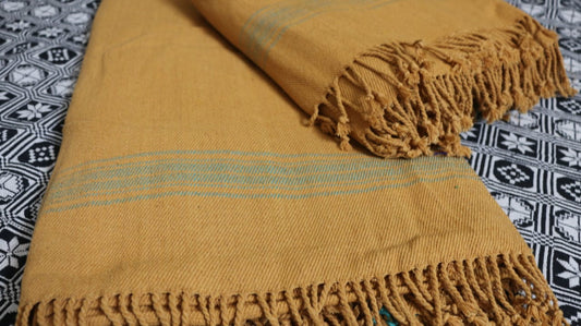 Plain brown cotton khes