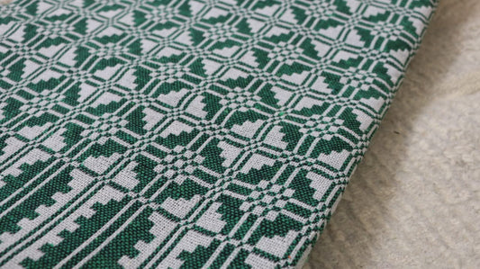 Green & White Majnu Khes