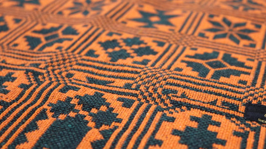 Tangerine & Green Majnu Khes