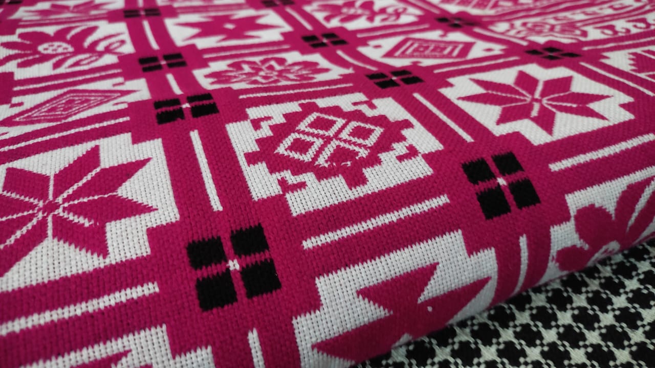 Wrap yourself in warmth and elegance with this tea pink lightweight woolen khes. Crafted from soft, breathable wool, this khes offers the perfect balance of comfort and style. Its delicate tea pink shade exudes a subtle charm, making it an ideal choice for both casual and formal settings.
Material : Lightweight Woollen
Dimensions : 6.5*4.5 ft