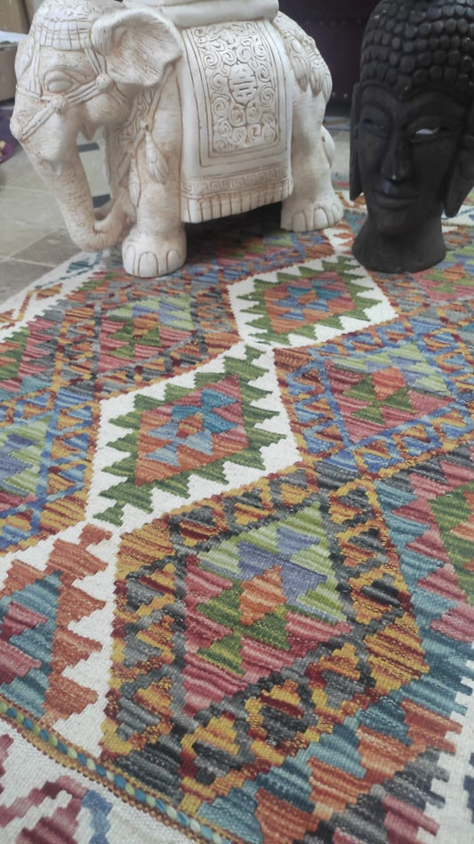 White Handwoven Kilims