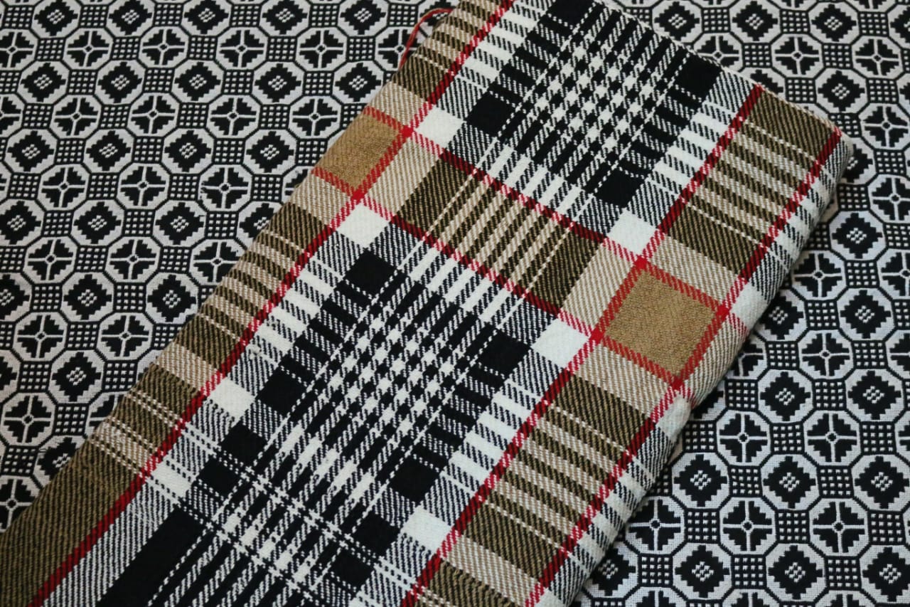 Tartan Plaid Woollen Khes