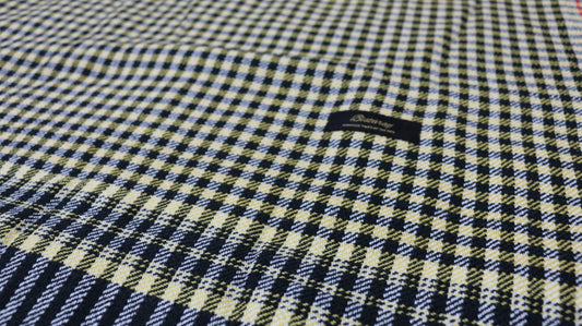 Yellow Check Woollen Khes