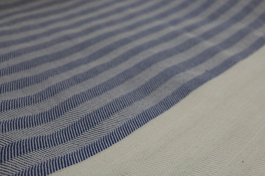 Sky Blue Herringbone Cotton Khes