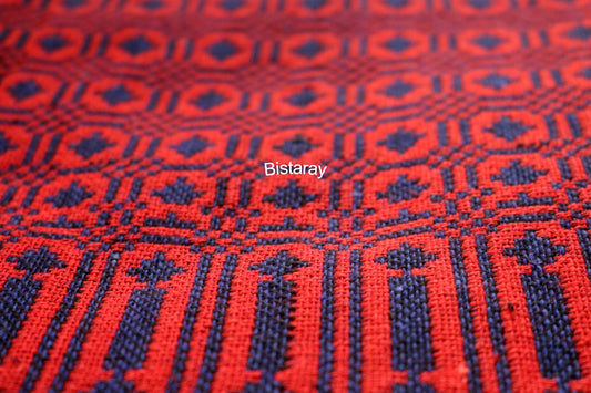 Red & Navy Blue Majnu Khes