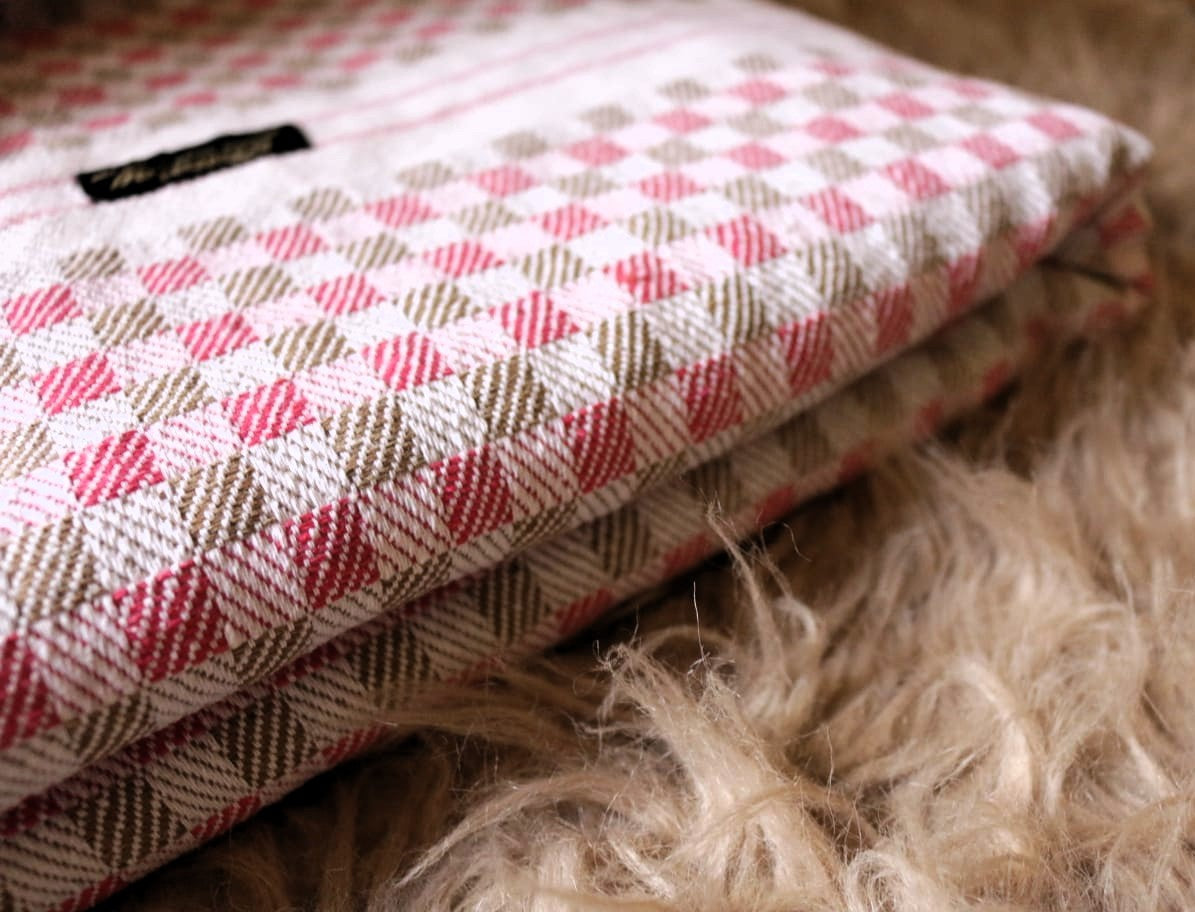 Pink Cotton Chequered Pattern