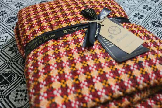 Pink & Orange Woollen Khes