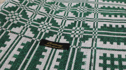 Green & White Majnu Khes