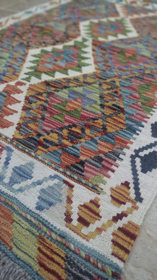 White Handwoven Kilims