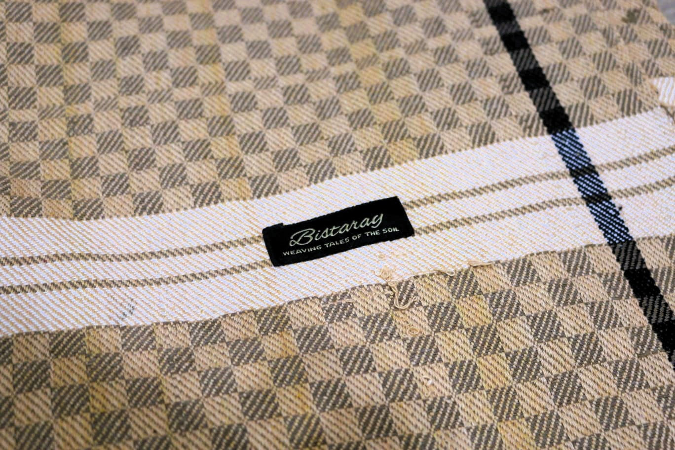 Cotton Khes - Khaaki Diamond Weave