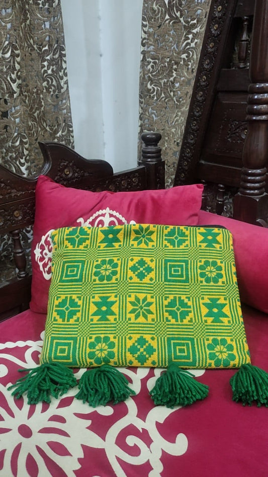 Lime Green & Yellow Pouch