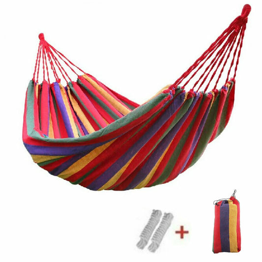 Outdoor Portable Hammock Swing Rope Chair for Garden Patio or Camping